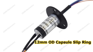 Anillo deslizante de cápsula en miniatura CENO para dispositivos rotativos compactos