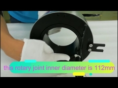 Anillo colector de gran tamaño para brazo robótico