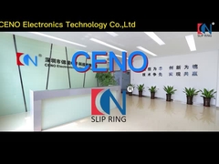 usos del 1000M Gigabit Ethernet Slip Ring With Flange For Industry