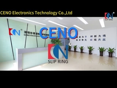 Uso de la industria de Ring Integrated Slip Ring For del resbalón de Gigabit Ethernet de 2 canales
