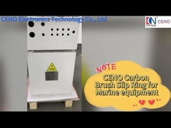 Anillo colectando de gran intensidad del cepillo de carbono IP54 con el borne de conexión para Marine Application