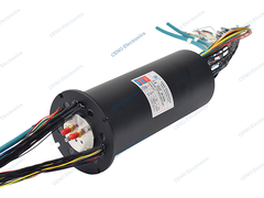 Unión rotativa de anillo deslizante de RF y Ethernet de potencia eléctrica integrada a baja temperatura