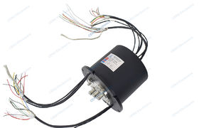 Integrar señal Power Ethernet + anillo colector RF
