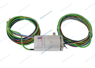 Anillos de deslizamiento eléctricos de potencia de señal Ethernet integrados de 30 rpm con uniones rotativas neumáticas