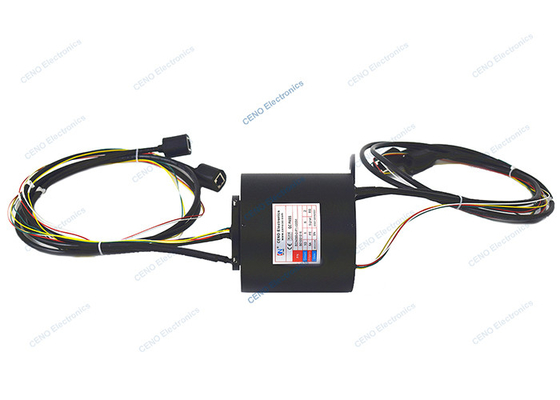 resbalón Ring Combined Electrical Swivel del 100M Megabit Ethernet Signal
