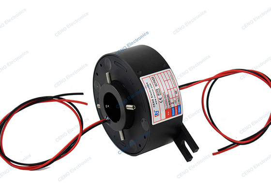 Resbalón directo Ring With Electrical Rotary Joint del agujero de la identificación 25m m para el sistema industrial
