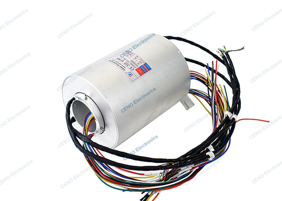 Poder/junta eléctrica de Ring With Through Hole Rotary del resbalón integrado del codificador