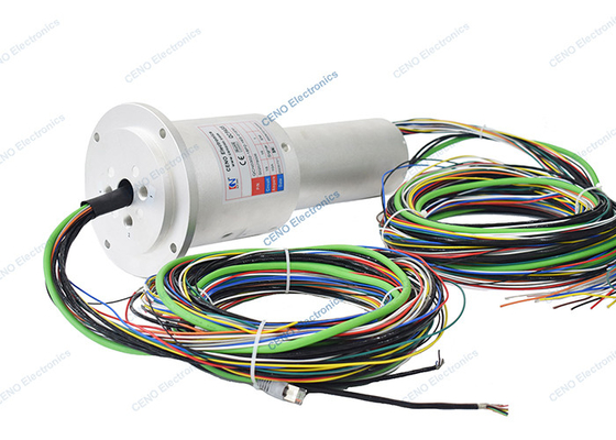 Resbalón integrado Ring Combine Pneumatic Rotary Union de la señal de Ethernet del motor servo