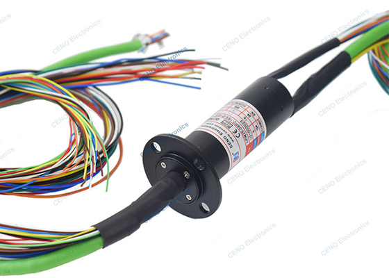 Recolector eléctrico en miniatura con anillo de resbalón Ethernet de 250 rpm