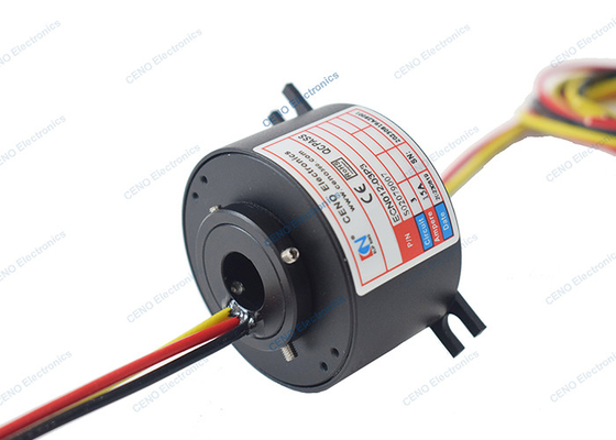 Recolector de anillos de deslizamiento de alambre 3 a través del taladro estándar industrial con girador eléctrico
