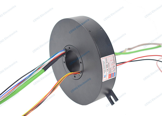 Anillo de deslizamiento de panqueques a baja temperatura con señal Ethernet de 45 mm a través del agujero