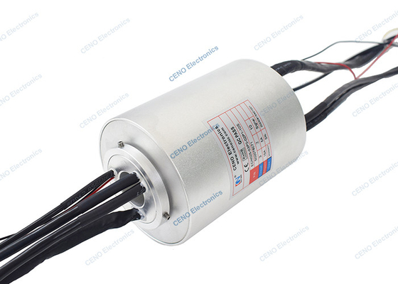 Anillo de deslizamiento integrado de baja temperatura con colector conductor a través del agujero