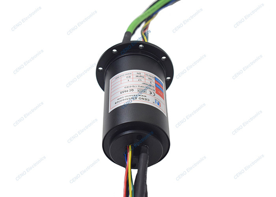 Anillo de deslizamiento de señal Ethernet de baja temperatura 1000M con agujero a través de 12 mm para la industria