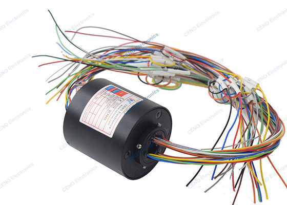 20 Circuitos 2A 380V Tensión a través del anillo de deslizamiento de perforación con 300Rpm para el robot