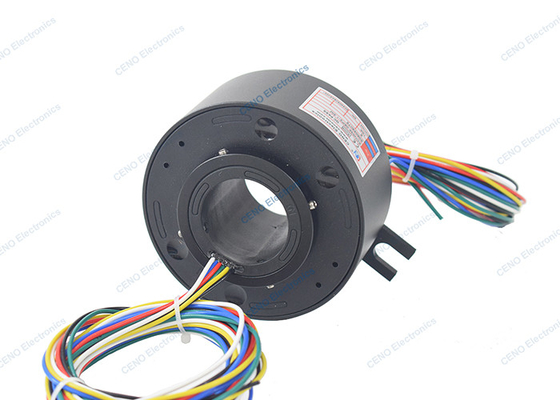 6 circuitos 10A Anillo eléctrico de deslizamiento con perforación interna de 38 mm para el sistema de la industria