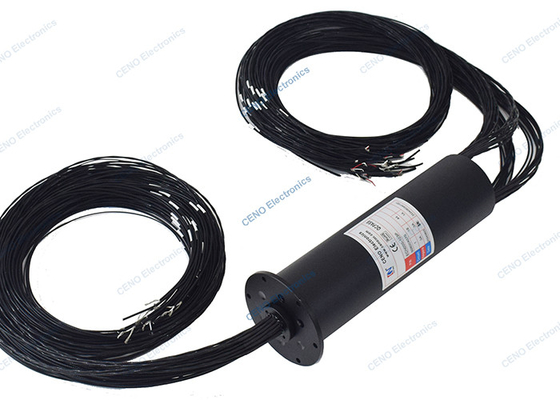 Anillo de deslizamiento de múltiples canales con 103 circuitos eléctricos para el centro de control