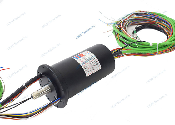 2 canales SM Fibra óptica articulación rotativa integrada FORJs anillo de deslizamiento con IP65