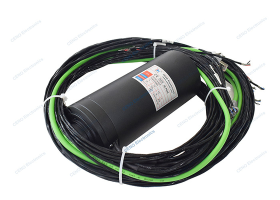 Anillo de deslizamiento de señal Gigabit Ethernet con material de oro a oro para CCTV