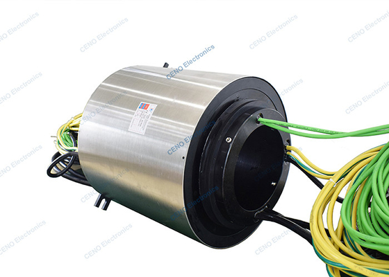 Anillo de deslizamiento impermeable IP67 con eje hueco para barcos y maquinaria naval