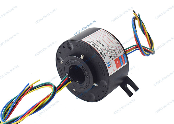 0-300rpm a través del anillo de deslizamiento de agujero con perforación interna de 25,4 mm para sistema industrial