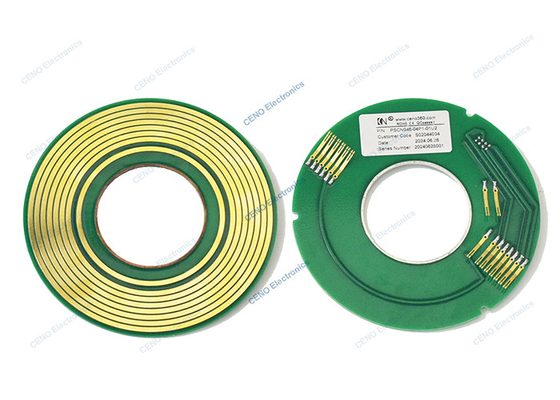 Anillo de deslizamiento de panqueques con PCB USB2.0 y conector eléctrico para la industria LED