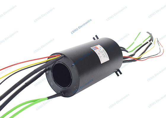 2 canales de señal Gigabit Ethernet anillo de deslizamiento con agujero a través de 70 mm