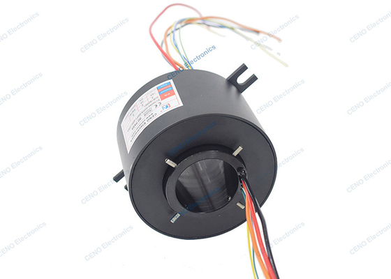 8 Circuitos eléctricos a través del anillo de resbalón de perforación con ID50mm para el sistema industrial