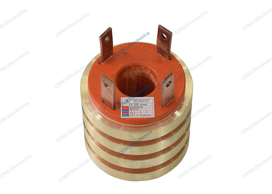 Anillo de deslizamiento de pincel de carbono a través de la perforación con corriente de 60A para máquinas de ingeniería
