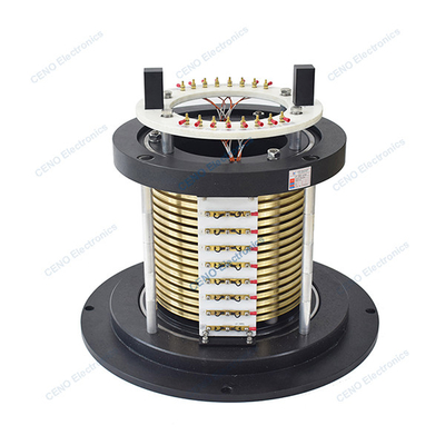 Anillo de deslizamiento de cepillo de carbono a baja temperatura con perforación a través de la máquina automática