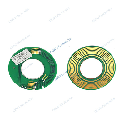 Anillo de deslizamiento de PCB Pancake con señal USB y perforación interna de 46 mm para dispositivos eléctricos