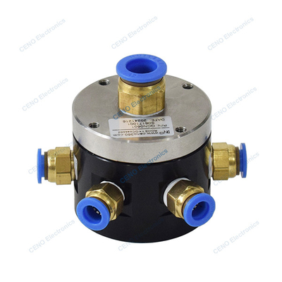 6 canales de aire de gas neumático anillo de deslizamiento de unión rotativa con presión -100KPa ~ 0.8MPa