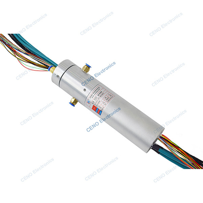 Anillo de deslizamiento de unión rotativa hidráulica neumática de aire con señal Ethernet