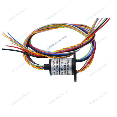 Anillo de deslizamiento de cápsulas de baja temperatura con potencia y señal USB para brazos de robot