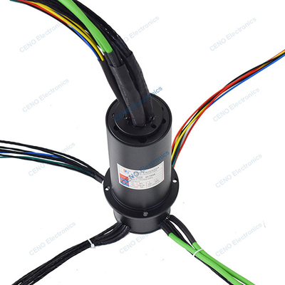 Anillo de deslizamiento de señal Ethernet de baja temperatura con alimentación eléctrica multicanal