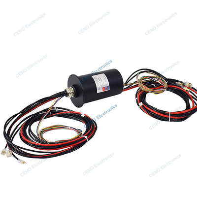 Anillo de deslizamiento de señal Ethernet con alimentación eléctrica y señal opcional para brazos de robot
