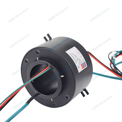 A través del anillo de deslizamiento de perforación combinar energía eléctrica con señal Ethernet para la industria