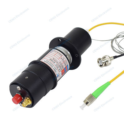 Integrar señal y FORJs anillo de resbalón con alta velocidad de fibra óptica rotativa de la unión