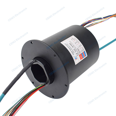 Integrar Ethernet de energía eléctrica y anillo deslizante de RF con unión rotativa de radiofrecuencia