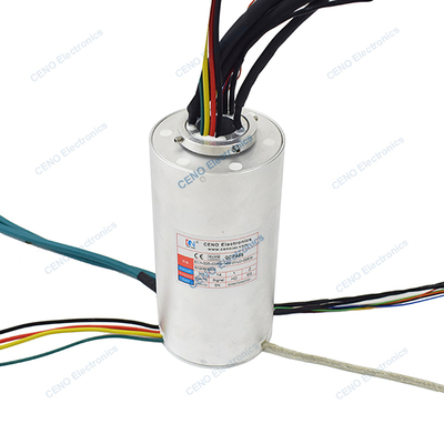 Anillo deslizante a prueba de agua a baja temperatura con alimentación eléctrica, Ethernet, USB y RS232