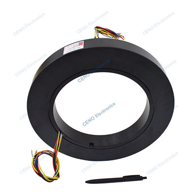 Electric Power Pancake Slip Ring with Through Hole 210mm and Thickness 40mm