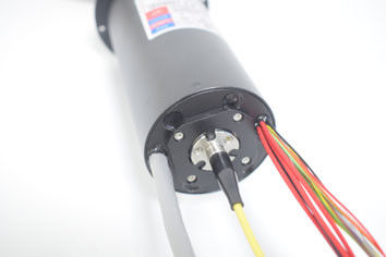 Junta rotatoria de la fibra óptica de cuatro gigabites, empalme eléctrico de la junta rotatoria