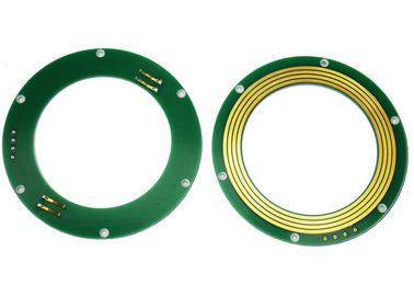 Identificación 20m m Mini Pancake Slip Ring 24VAC del contacto del metal precioso para Ferris Wheel
