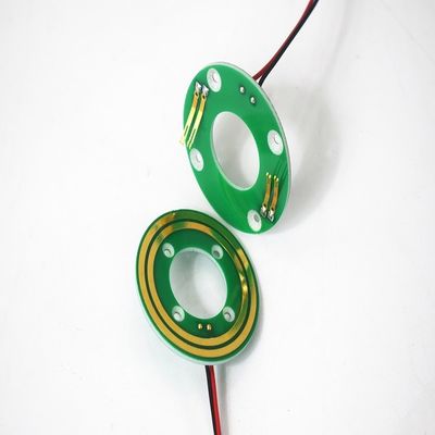Metal precioso de los contactos de la identificación 20m m Mini Slip Ring 24VAC para Ferris Wheel