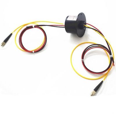Junta rotatoria de la fibra óptica de la aleación de aluminio 1310Nm 1550 nanómetro con el conector del SM