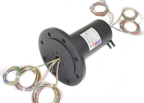 Trabaje la velocidad 300rpm que el anillo colectando industrial 30x2A fijó con el metal precioso de los tornillos